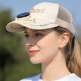 thumbnail image 4 of AJGRHE Solar Powered Fan Hat For Sun And Breathable Sun Hat With USB Chargeable Fan For Outdoor Activities And Beach Days Beige One Size, 4 of 5