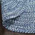 thumbnail image 3 of Superior Two-Toned Braided Indoor/ Outdoor Area Rug, Denim Blue/ White, 8' x 10', 3 of 6