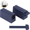 thumbnail image 1 of Rawiri 1 par de exprimidores de rodillos de tubo de pasta de dientes minimalistas, rodillos exprimidores de pasta de dientes con almohadilla de plástico ABS y silicona, dispensador de soporte de, 1 of 8