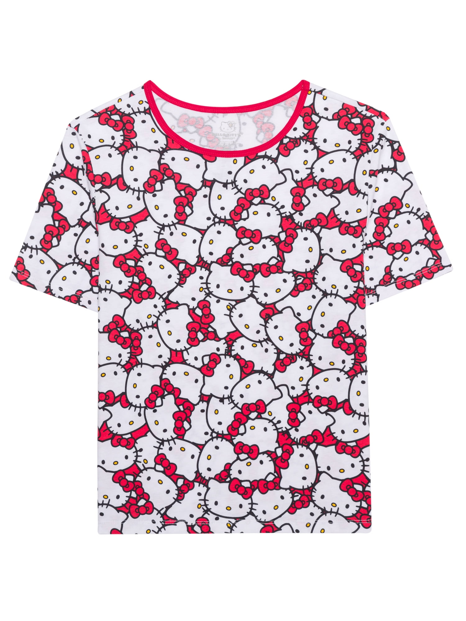 Hello Kitty Women's Graphic Tee and Short Set, 2-Piece, Sizes XS-3X