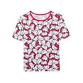 thumbnail image 3 of Hello Kitty Women's Graphic Tee and Short Set, 2-Piece, Sizes XS-3X, 3 of 8