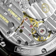 Boderry Mens Micro-rotor Automatic Dress Watches Waterproof Stainless Steel Mechanical Business Wrist Watch for Men,Sapphire