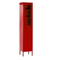 thumbnail image 3 of Aviva 71-inch Red Two Door Metal Cabinet, 3 of 5