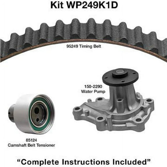 Dayco WP249K1D - Engine Timing Belt Kit with Water Pump Fits select: 1999-2002 NISSAN QUEST, 1999-2002 MERCURY VILLAGER