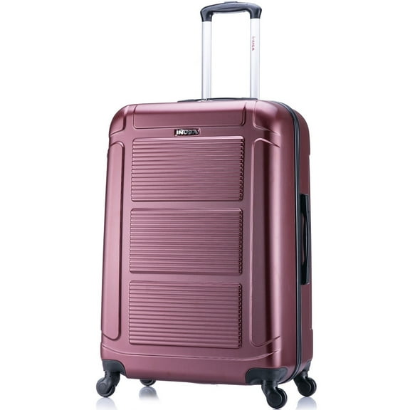 InUSA Pilot 28" Hardside Lightweight Luggage with Spinner Wheels, Handle, and Trolley, Wine