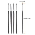 thumbnail image 2 of Uxcell 5pack Silicone Clay Sculpting Tool Clay Sculpting Shaper Rubber Tip Shaping Pen Pottery Gray, 2 of 5