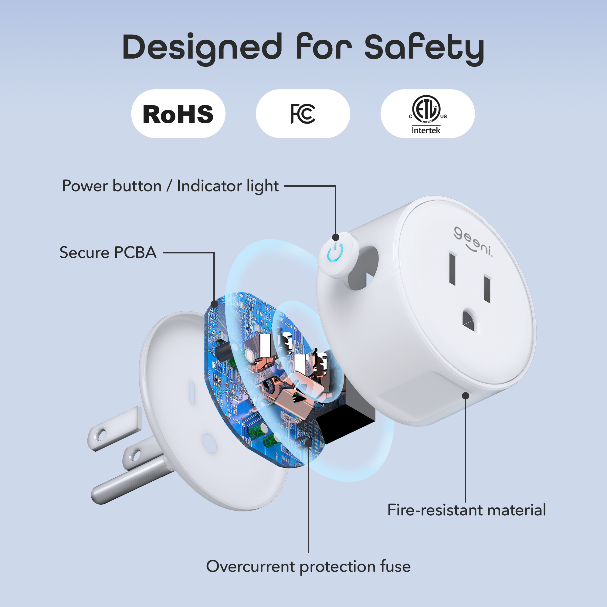 Geeni Dot Smart Plug WiFi Outlet Energy Monitoring photo 3