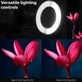 thumbnail image 4 of Godox MF-R76 LED Micro Ring Flash with 2600mAh Li-ion Battery and LCD Display Adapter Rings for Canon Nikon Fuji Olympus Panasonic Pentax Camera Flash Speedlight Speedlite Light, 4 of 9