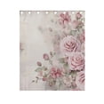 thumbnail image 4 of Roses Flowers Grommet Blackout Curtains Thermal Insulated Window Curtain Sets for Bedroom Living Room 63"L x 55"W 2 Panels, 4 of 5
