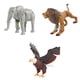 thumbnail image 3 of Paquete de 3 figuras de acción de plástico, juguete educativo de robot. estilo 2, 3 of 9