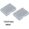 thumbnail image 1 of 10pc PP Rectangular Flat Box Stationery Storage Boxes Jewelry Packaging Boxes, 1 of 8