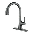 thumbnail image 2 of Better Homes & Gardens Touchless Pull Down Kitchen Faucet in Matte Black, 2 of 9