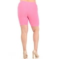 thumbnail image 4 of Women's Plus Size Casual Basic Solid Biker Shorts Pants, 4 of 4
