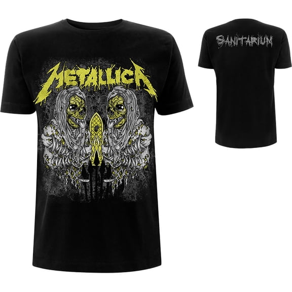 Metallica Unisex T-Shirt Sanitarium (Back Print) (Small)