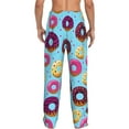 thumbnail image 3 of Disketp Donuts Men'S Pajama Pants - Ultra Soft Fleece Sleep And Lounge Pants (Size: S-Xxl), 3 of 9