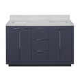 thumbnail image 3 of Stockholm 60" Double Bathroom Vanity with Marine Gray Cabinet and Engineered Marble Top, 3 of 7