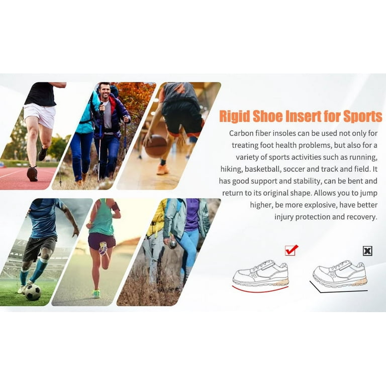1pc thickness Carbon Fiber Insole Sports Insole Male Shoe