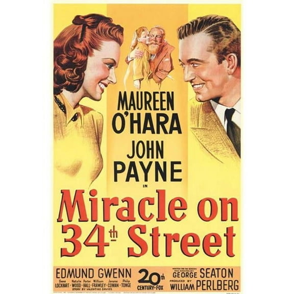 Miracle on 34th Street Movie Poster Print (27 x 40)