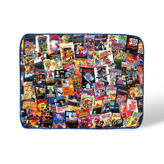 8-Bit Armageddon Retro Video Games Fleece Throw Blanket | 45 x 60 Inches