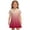 Watermelon Red(Gradient), variant on CCRFTGI Polo Dress for Kids Girls Size 10-12 Back To School Short Sleeve School Uniform Cute Gradient Pleated Flare Skater Polo Dresses Summer Button-Down Collar Pique Polo Dress Navy 3-4 Years
