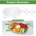 thumbnail image 3 of Plateau de Service Polyvalent pour Aliments Froids - Parfait pour Fêtes, Barbecues et Buffets, 3 of 6