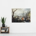 thumbnail image 2 of Van De Venne Shrove Tuesday In Country Painting Extra Large XL Wall Art Poster Print, 2 of 3