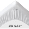 thumbnail image 7 of Full Size Mattress Protector Pad Waterproof Quilted, Breathable & Cooling Full Mattresses Pad Cover Fitted for Double Bed with Deep Pocket Up to 14", (White), 7 of 7