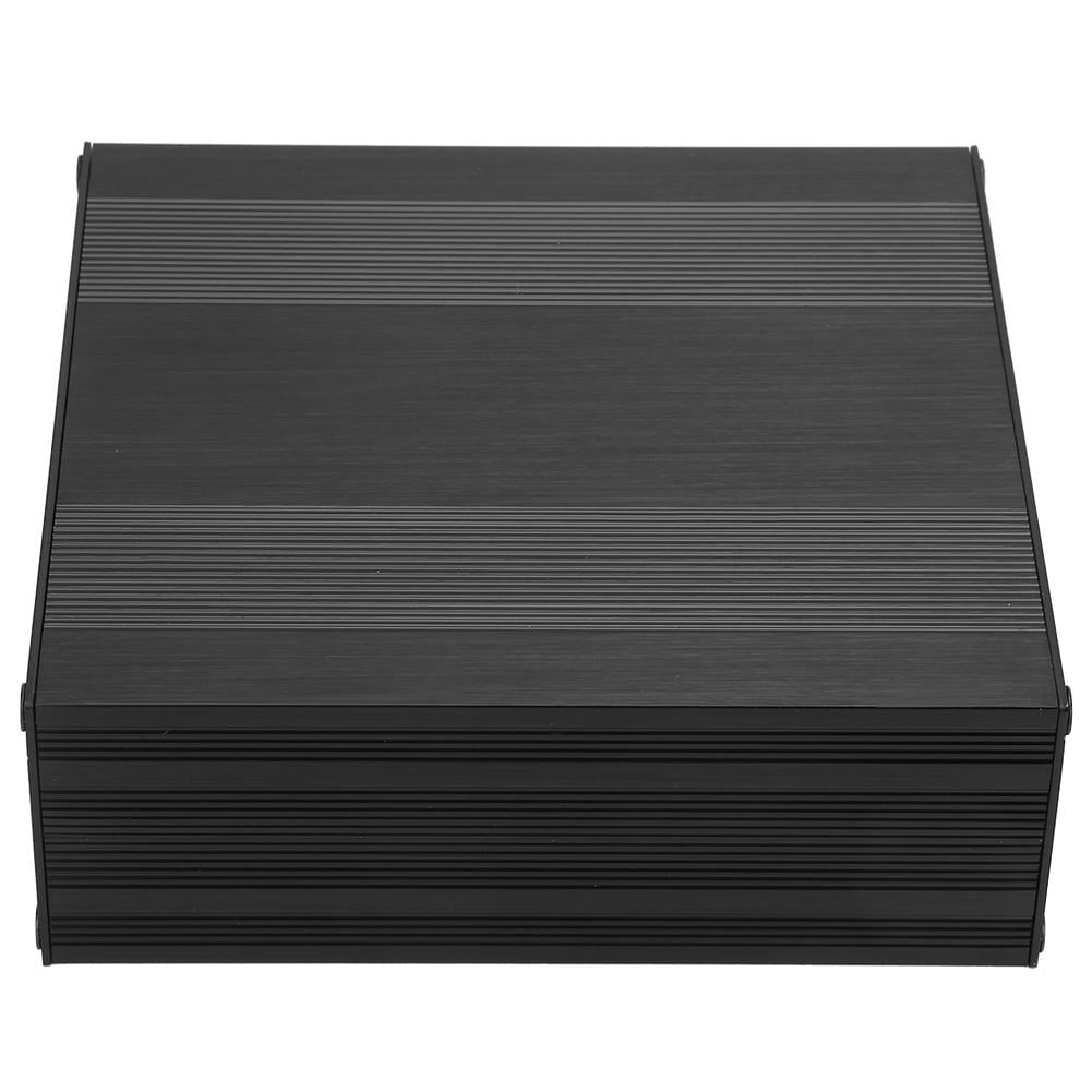 Boîtier de boîtier en aluminium argenté mat Surface Drawing Split Aluminium Project Box Electronic for Board DIY Junction Heat Dissipation 80160220mm 