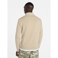 thumbnail image 3 of George Men's Washed Terry Quarter Zip Sweater, Sizes S-3XL, 3 of 5