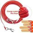 thumbnail image 5 of Tie Out Cable for Dogs, 20/30/50/100FT Dog Leads for Yard Chew Proof, Heavy Duty Dog Tie Out Cable for Large Dogs Up to 252lbs, Durable Dog Runner Tether Line for Outdoor, Yard and Camping, 5 of 5