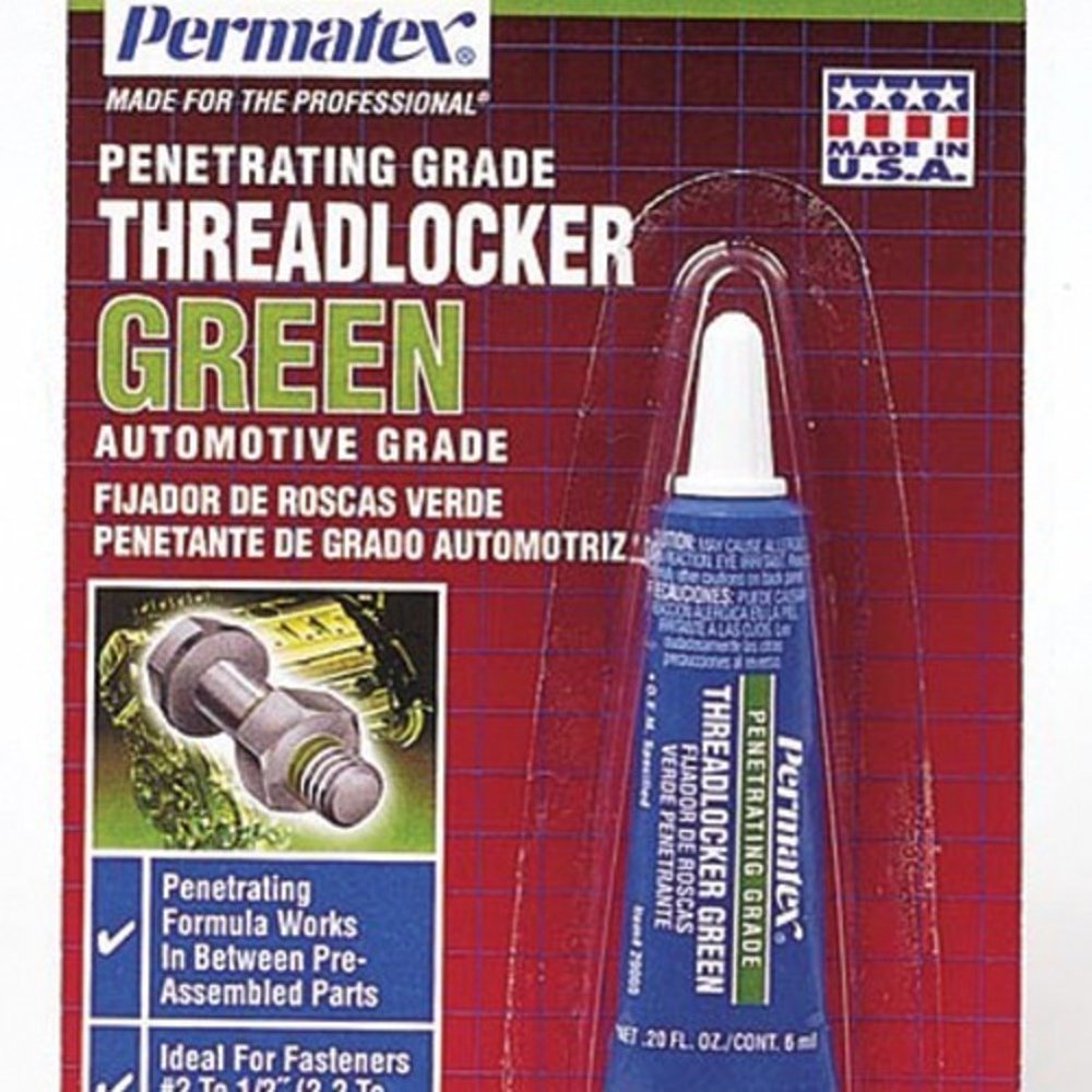 Permatex 29040 Grade Threadlocker Green 35ml. Walmart