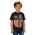thumbnail image 4 of Kiijoy 250Th Anniversary T Shirt for Boys Independence Day Short Sleeve Tee, Sizes 2-13, 4 of 4