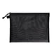 thumbnail image 1 of Nvzi 3 bolsas de maquillaje A6, bolsa de cosméticos, carpeta de archivos, bolsa de malla, bolsas de papel, carpetas, bolsa de almacenamiento de documentos, 8,27 x 4,53 pulgadas, color negro, 1 of 4