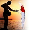 thumbnail image 4 of 13cm 36g Fishing Lure Simulated Streamlined Long Tongue Sharp Hook Sea Fishing Sinking Artificial Minnow Bait Fishing Supplies, 4 of 8