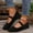 Black, variant on Womens Casual Shoes One Strap Slip On Flat Mules Loafers for Women Round Toe Daily Wear Sneakers US :6