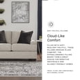 thumbnail image 7 of Bowery Hill Contemporary Corner-blocked frame Pebble Loveseat, 7 of 7