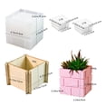 thumbnail image 2 of RKSTN Silicone Mold Flower Pot Candle Mould Christmas Aromatherapy Gypsum Candle Display, 2 of 2