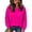 Hot Pink #55, variant on Oversized Hoodies for Women Fall Mock Neck Long Sleeve Casual Comfort Sweatshirts Winter y2k 2026 Cute Sweatshirt L