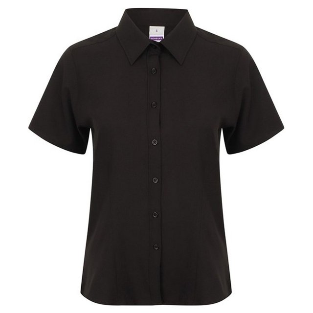 Henbury Womens Wicking Short-Sleeved Formal Shirt