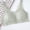 Green, variant on ZZwxWA Minimizer Lace Floral Underwear for Women Seamless Light Thin Padded Bras No Wire Comfortable Breathable Daily Bra
