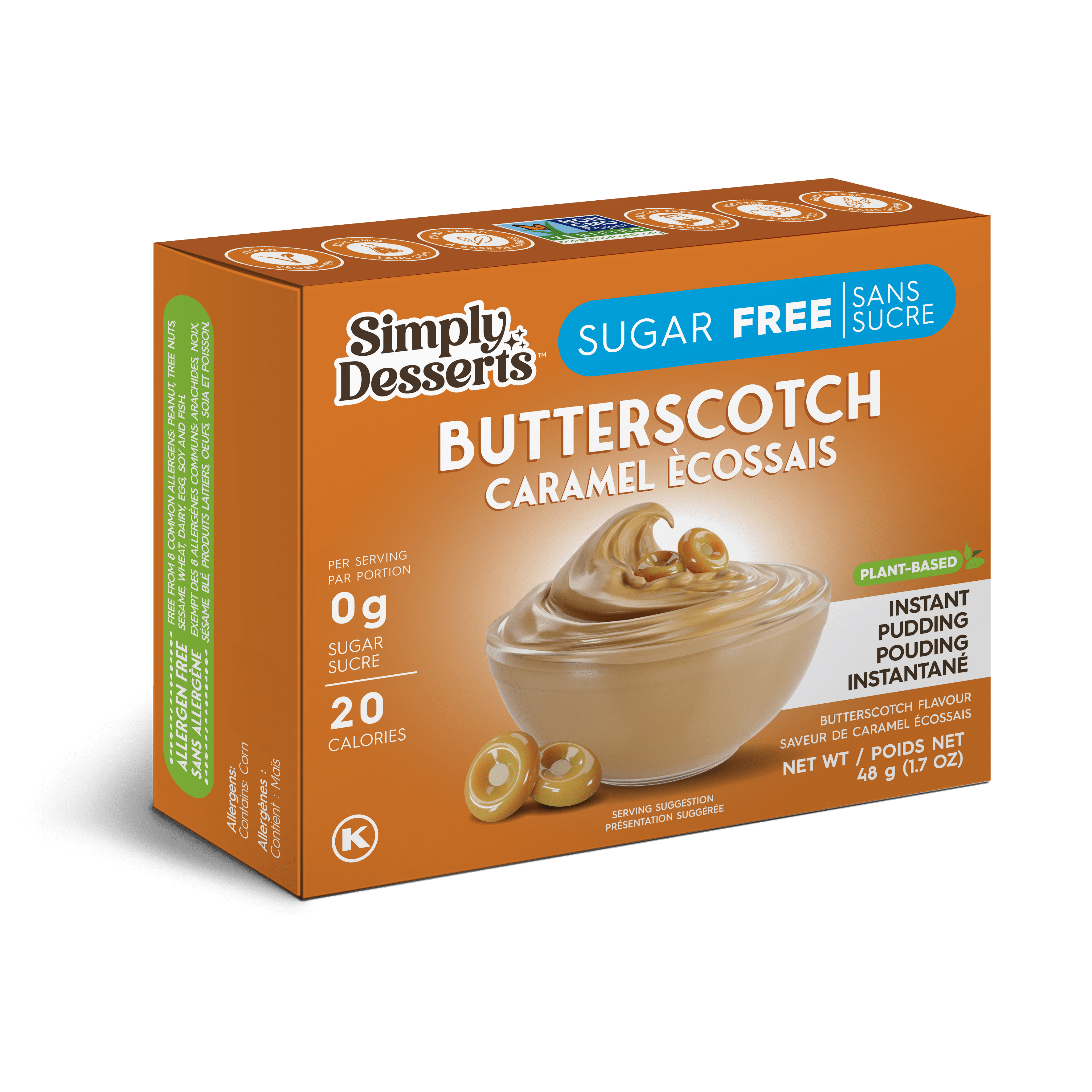 Simply Desserts - Butterscotch Pudding, 48g, Simply Desserts - Butterscotch Pudding, 48g
