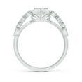 thumbnail image 2 of ANGARA Natural Diamond Heart Ring with Leaf Motifs in 14K White Gold for Women (Size-2.3mm| Color-G| Clarity-VS2) | April Birthstone, Anniversary, Jewelry Gift for Women | Natural Diamond Ring, 2 of 9