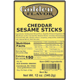 thumbnail image 2 of Golden Flavor- Cheddar Sesame Sticks- 12oz bags (11 Pack), 2 of 3