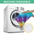 thumbnail image 6 of Rainbow Tie Dye Radial Pattern Square Tablecloth,Waterproof Square Table Cover,Wipeable Spillproof Washable Table Cover for Home Kitchen Party Decor 42"X42"(107x107cm), 6 of 6