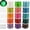 Luminous, variant on PM Lanyard String Kit, 30 Rolls Gimp String Plastic Lacing Cord, 6 Plastic String Lanyard Kit for Friendship Jewelry Making DIY Craft Boondoggle Gimp String Making Kit