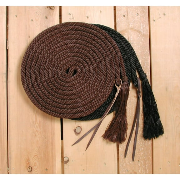 Tough-1 Royal King Nylon Rope Mecate - Brown
