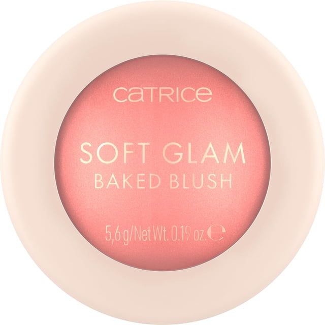 Rubor horneado Soft Glam de Catrice | Polvos luminosos y ligeros para un color modulable | Vegano y sin crueldad animal (010 | Rosa nube)