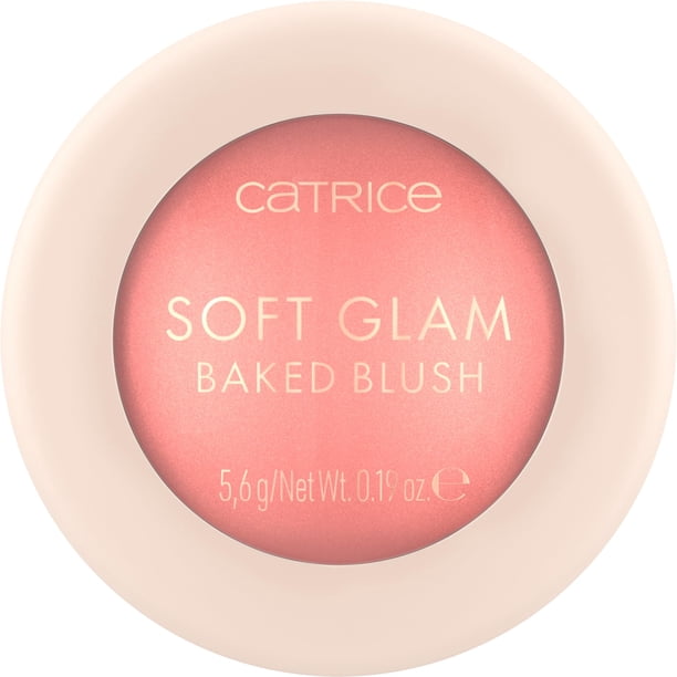 Rubor horneado Soft Glam de Catrice | Polvos luminosos y ligeros para un color modulable | Vegano y sin crueldad animal (010 | Rosa nube)