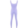 thumbnail image 4 of Eandarui Men's One Piece Stripes Athletic Jumpsuit Stretchy Soft Skinny Workout Bodybuilding Romper Lavender XL, 4 of 7