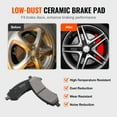 thumbnail image 3 of VEVOR Drilled Slotted Front and Rear Brake Rotors Pads Kit for Dodge Ram 1500, 3 of 9